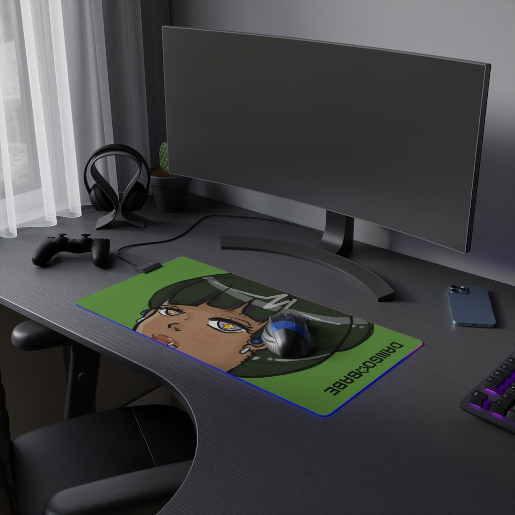 Diva LED Gaming Mouse Pad [GREEN]